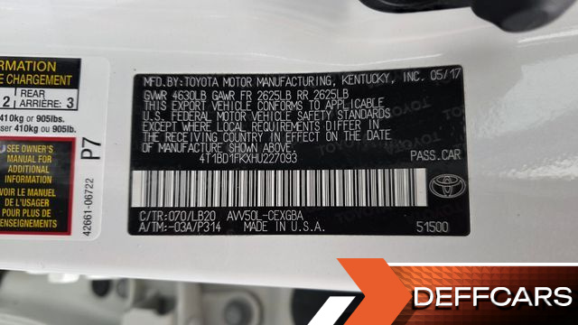 Toyota CAMRY Hybrid XLE купить на сайте DeffCars