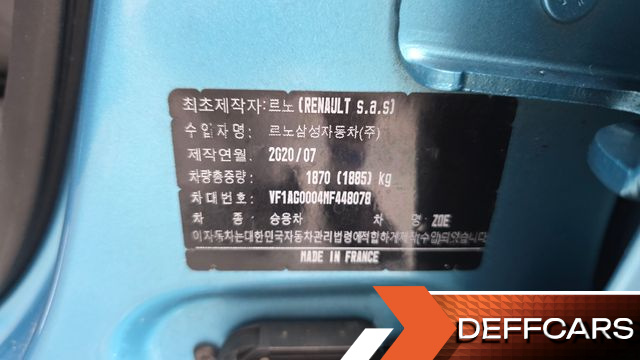 Renault-KoreaSamsung ZOE Intens Eco купить на сайте DeffCars