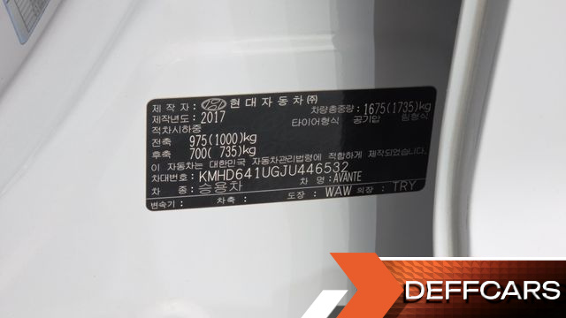 Hyundai AVANTE 1.6 e-VGT SMART купить на сайте DeffCars