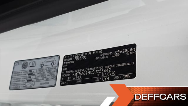 Genesis GV70 2.5T Gasoline AWD купить на сайте DeffCars