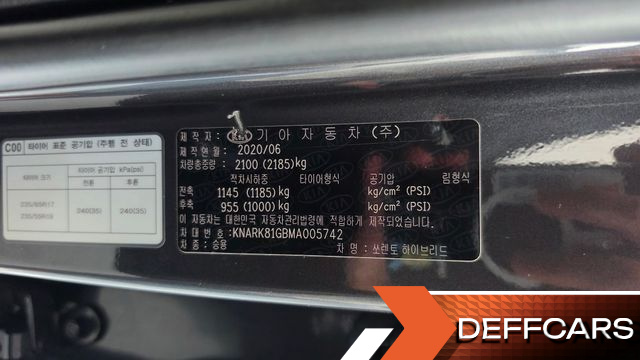Kia SORENTO HEV 1.6 2WD Noblesse купить на сайте DeffCars
