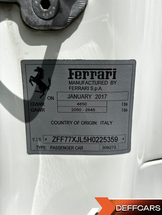 Ferrari CALIFORNIA T 3.9 V8 купить на сайте DeffCars