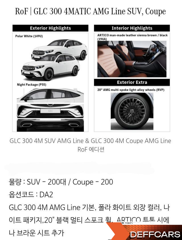 Mercedes GLC-CLASS GLC300 4MATIC Coupe купить на сайте DeffCars