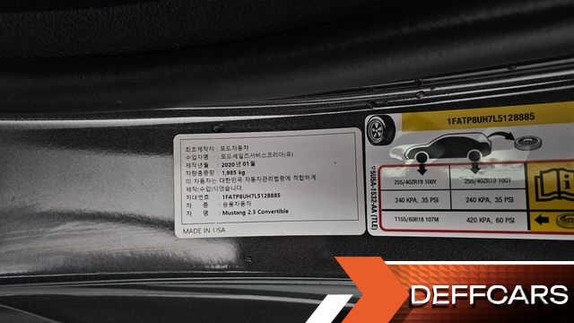 Ford MUSTANG Convertible купить на сайте DeffCars