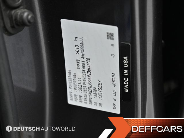 Honda ODYSSEY 3.5 5th купить на сайте DeffCars