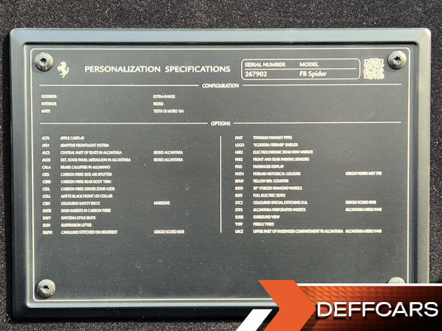 Ferrari F8 3.9 V8 купить на сайте DeffCars