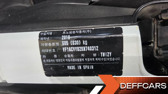 Renault-KoreaSamsung TWIZY Life(2-Seater) купить на сайте DeffCars